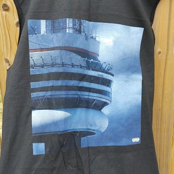Drake Views Mens S Summer Sixteen 16 Tour Music Album Cover Black T Shirt Y2K - Picture 3 of 4